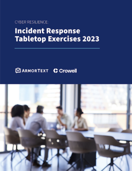ArmorText Crowell Cyber Resilience 2023 - Cover